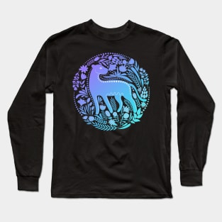 Lioness Forest Animal Design Long Sleeve T-Shirt